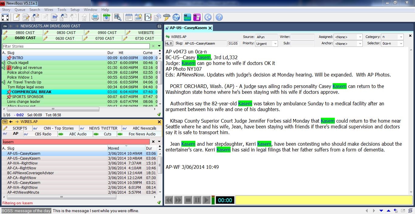 The fully indexed search supports Boolean search phrases and reports results exceptionally quickly. All matching results are listed and matching phrases are highlighted making the results fast to scan and use. Click to enlarge. SearchResults1b